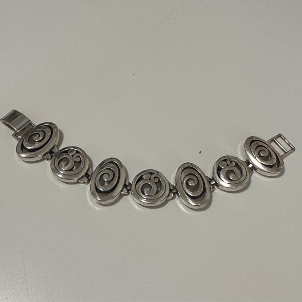 Brighton Silver Swirl Bracelet